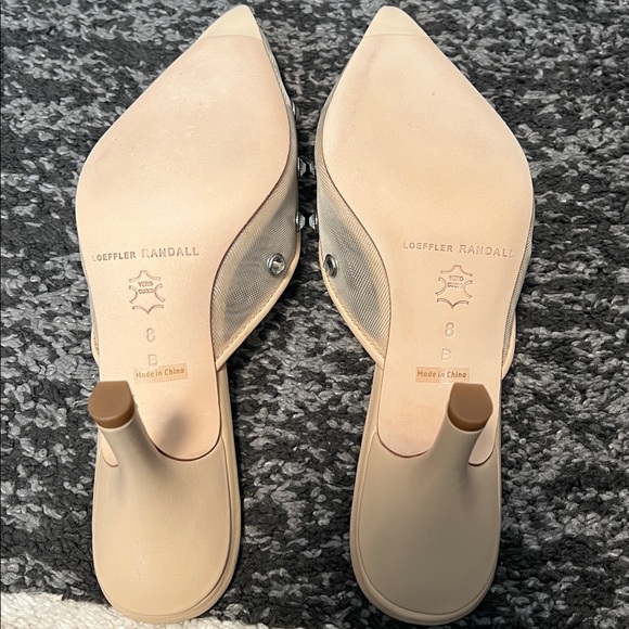 Loeffler Randall Paloma rhinestone embellished mesh mule, nude, size 8 NIB! - Picture 8 of 10